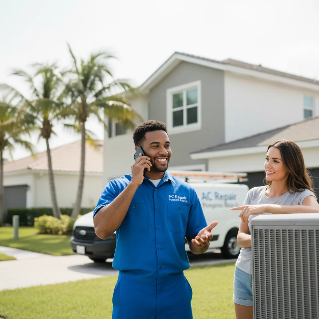 AC Repair Pompano Beach customer support in Commerce